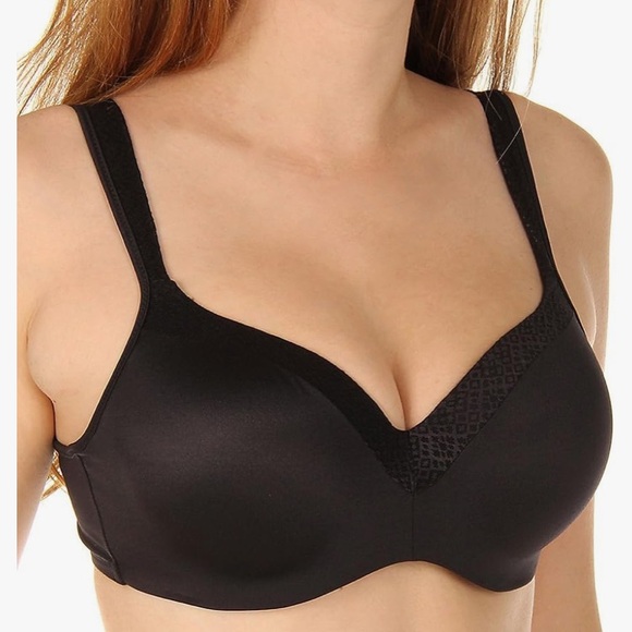 Playtex Secrets Collection TruSupport Black Underwire T-shirt Bra 36DDD - Picture 1 of 8